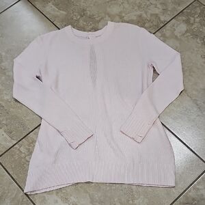 Lululemon Sweater Women’s Size 4 Pink Cashmere Blend Sincerely Yours Open Back